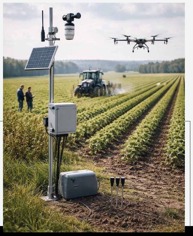 Разработка IoT мониторинга полей в Рязани от 8728 р. | АвикейРзн