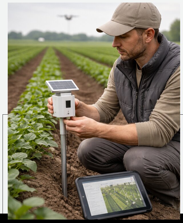 IoT мониторинг сельскохозяйственных полей и контроля в Рязани